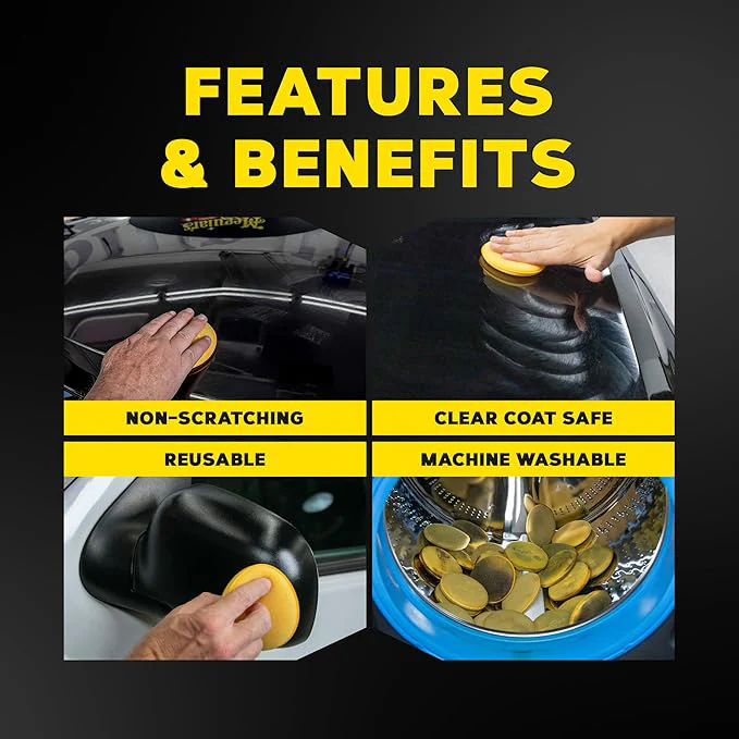 Meguiar's Foam Applicator Pads (4 pack) - Image 3