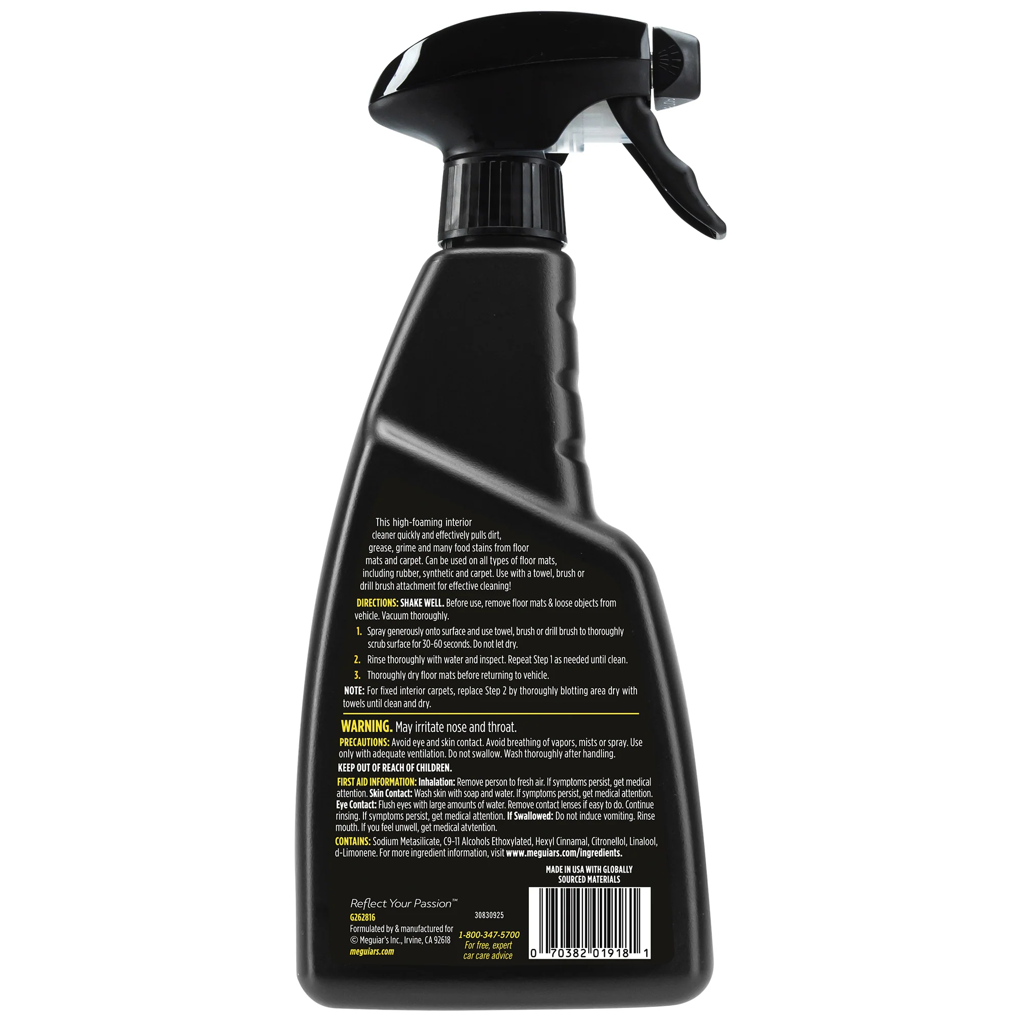 Meguiar's Foaming Floor Mat + Carpet Cleaner - 16 oz. - Image 9