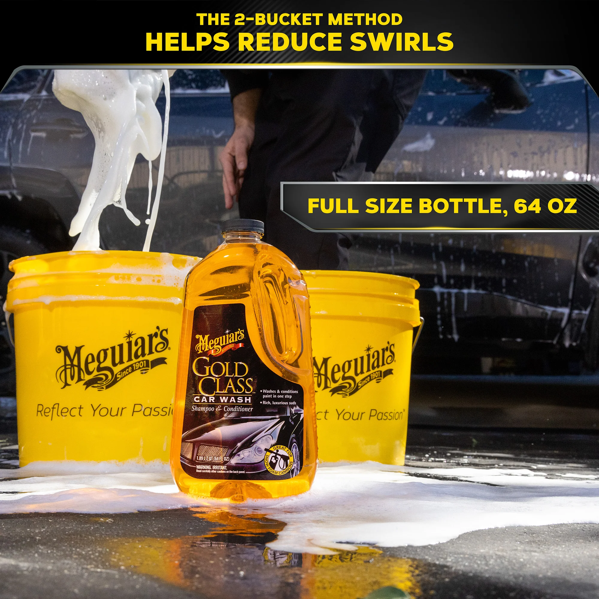 Meguiar's Gold Class Car Wash Shampoo & Conditioner - 64 oz. - Image 3