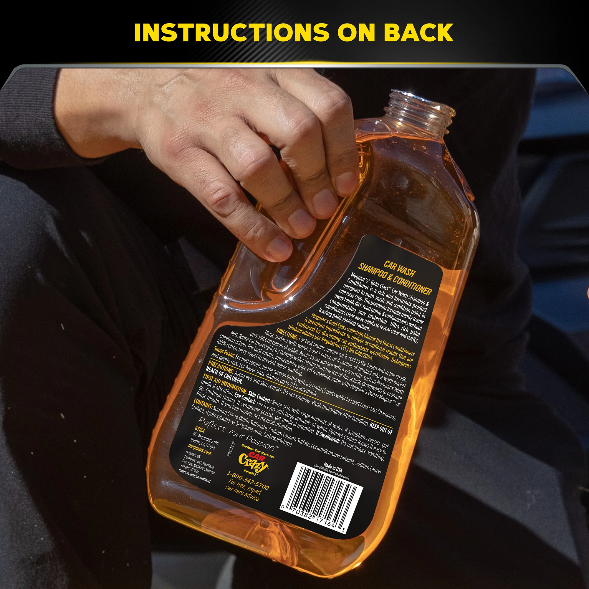 Meguiar's Gold Class Car Wash Shampoo & Conditioner - 64 oz. - Image 7