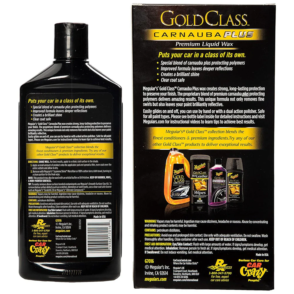 Meguiar's Gold Class Carnauba Plus Premium Liquid Wax - 16 oz. - Image 5