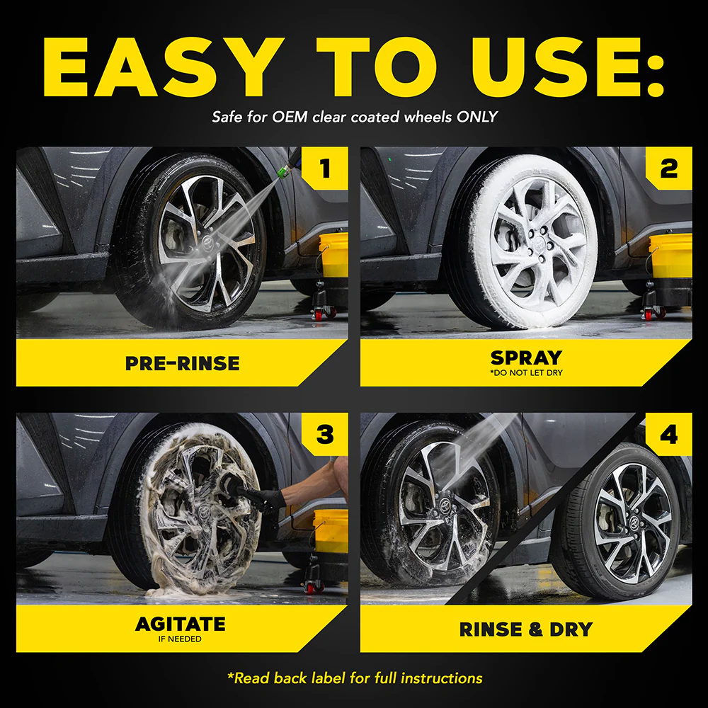 Meguiar's Hot Rims Foaming Wheel & Tire Cleaner - 20 oz. - Image 6