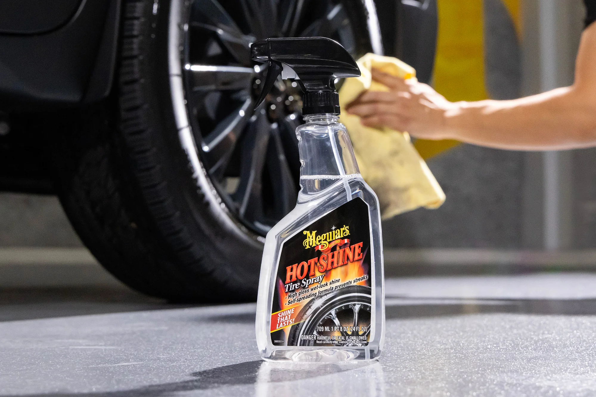 Meguiar's Hot Shine High Gloss Tire Spray - 24 oz. - Image 5