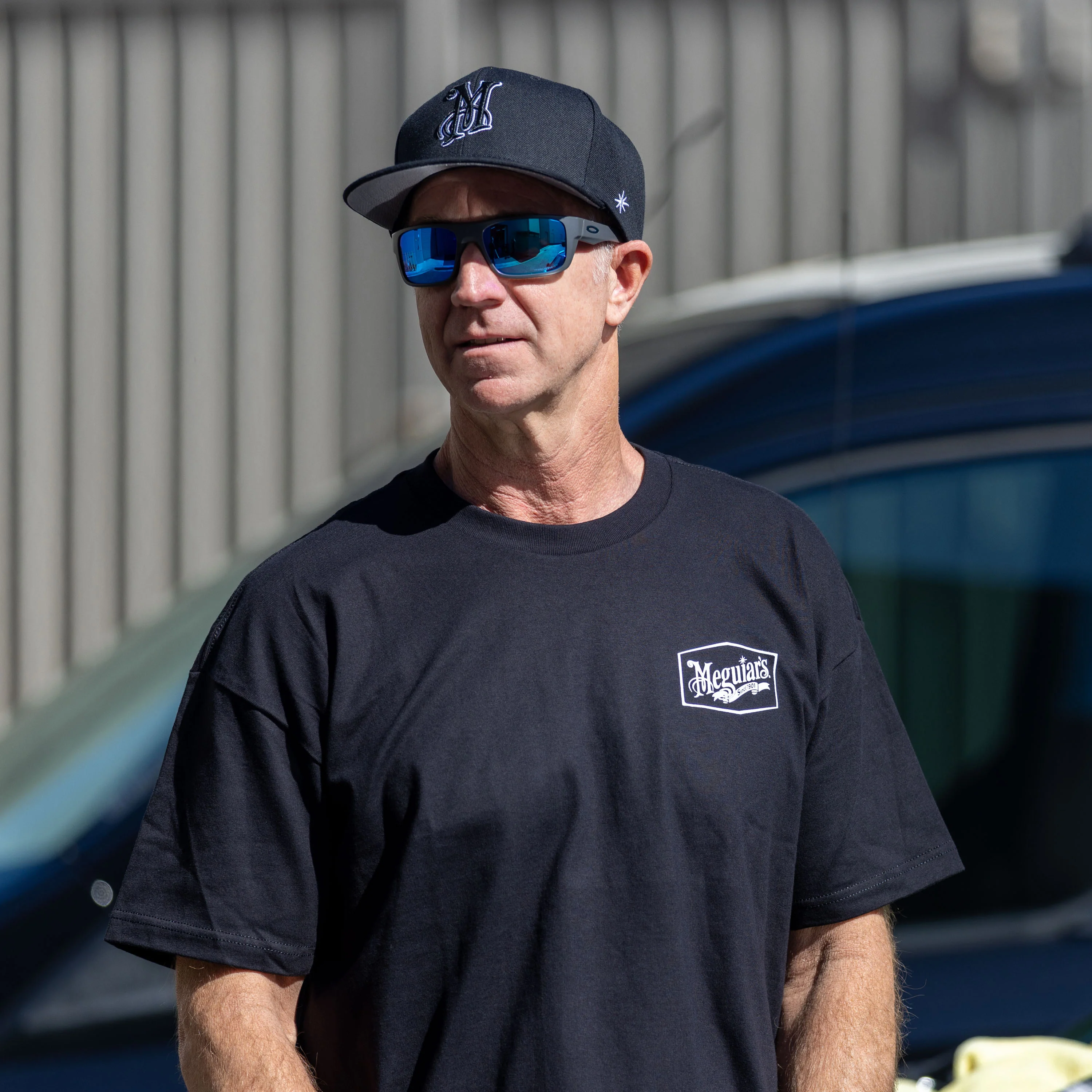 Meguiar's "M" Classic Snapback Hat (Black/White) - Image 3