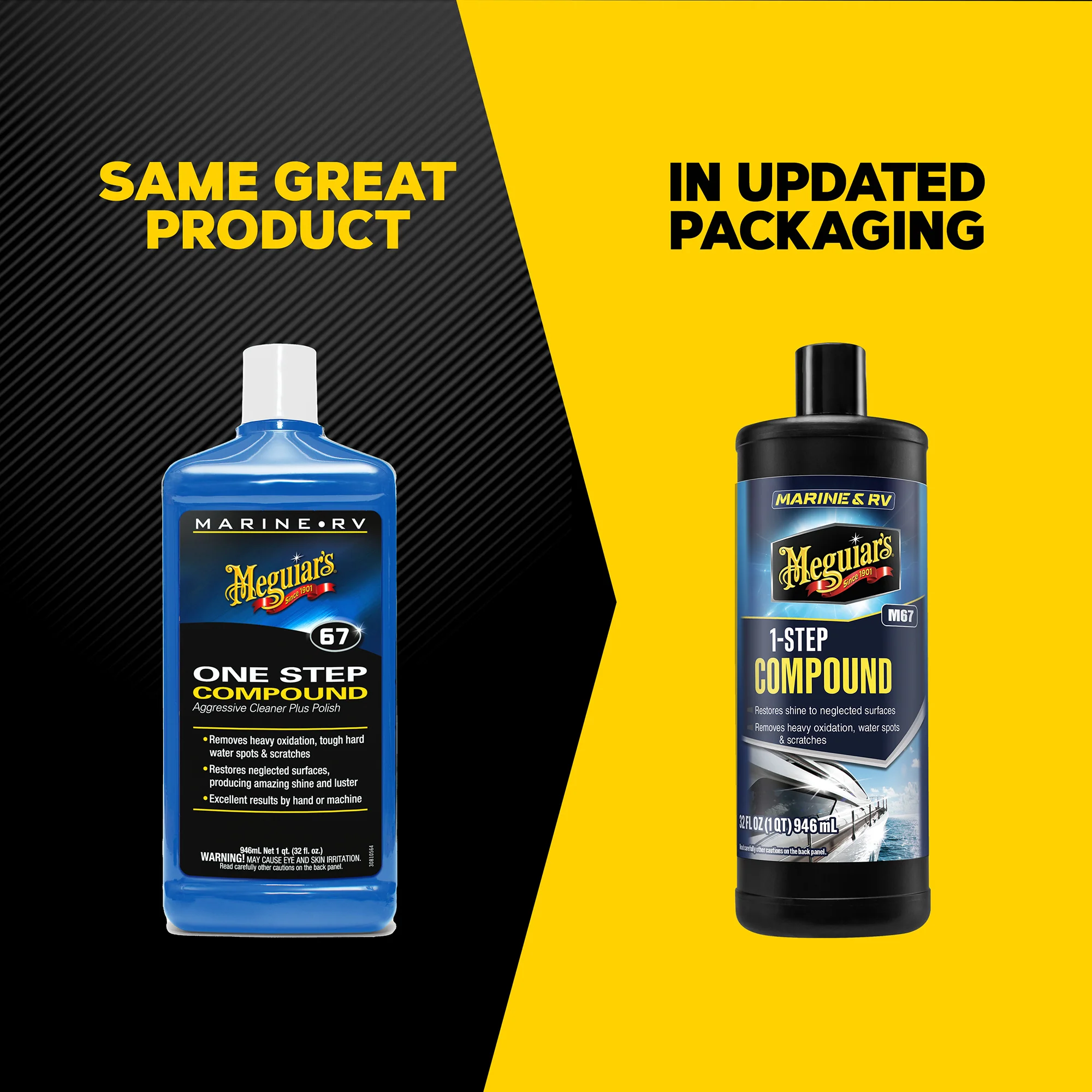 Meguiar's Marine/RV One Step Compound, #67 - 32 oz. - Image 10