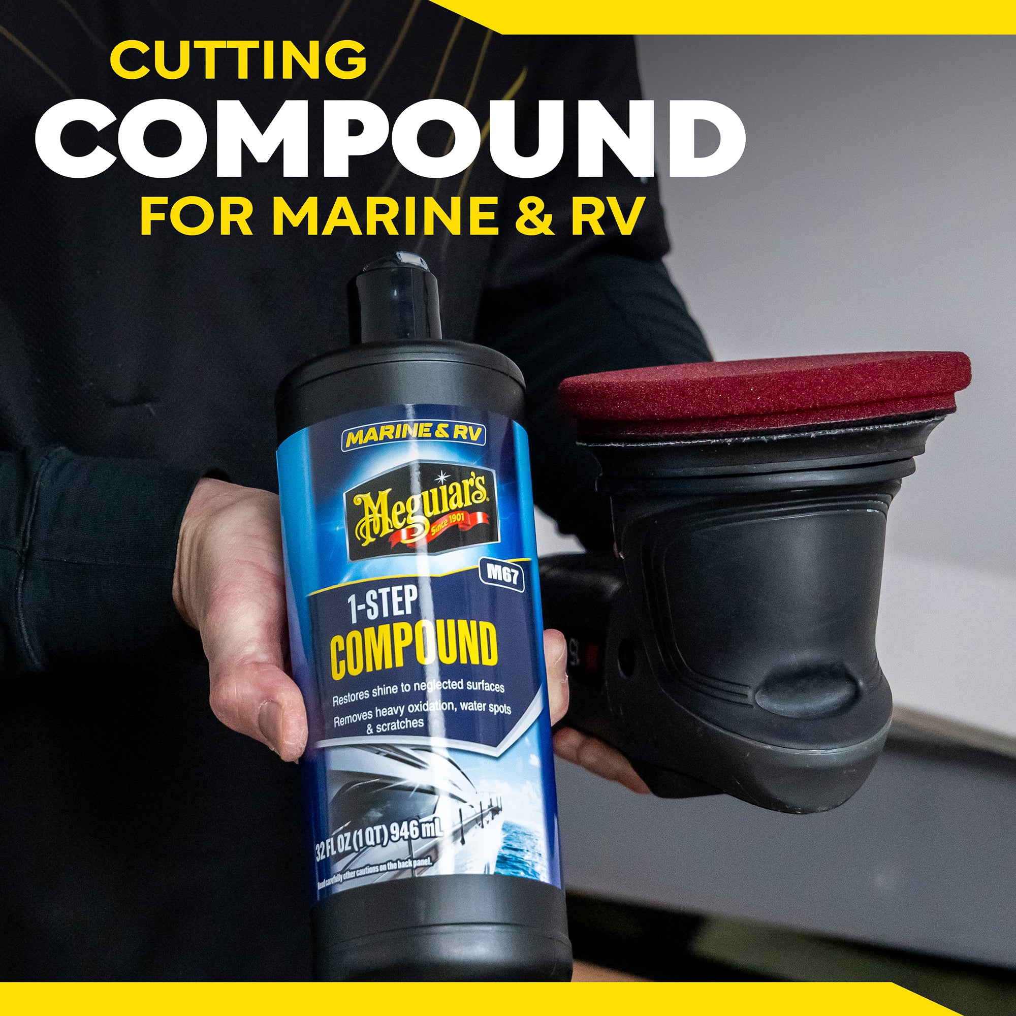 Meguiar's Marine/RV One Step Compound, #67 - 32 oz. - Image 8