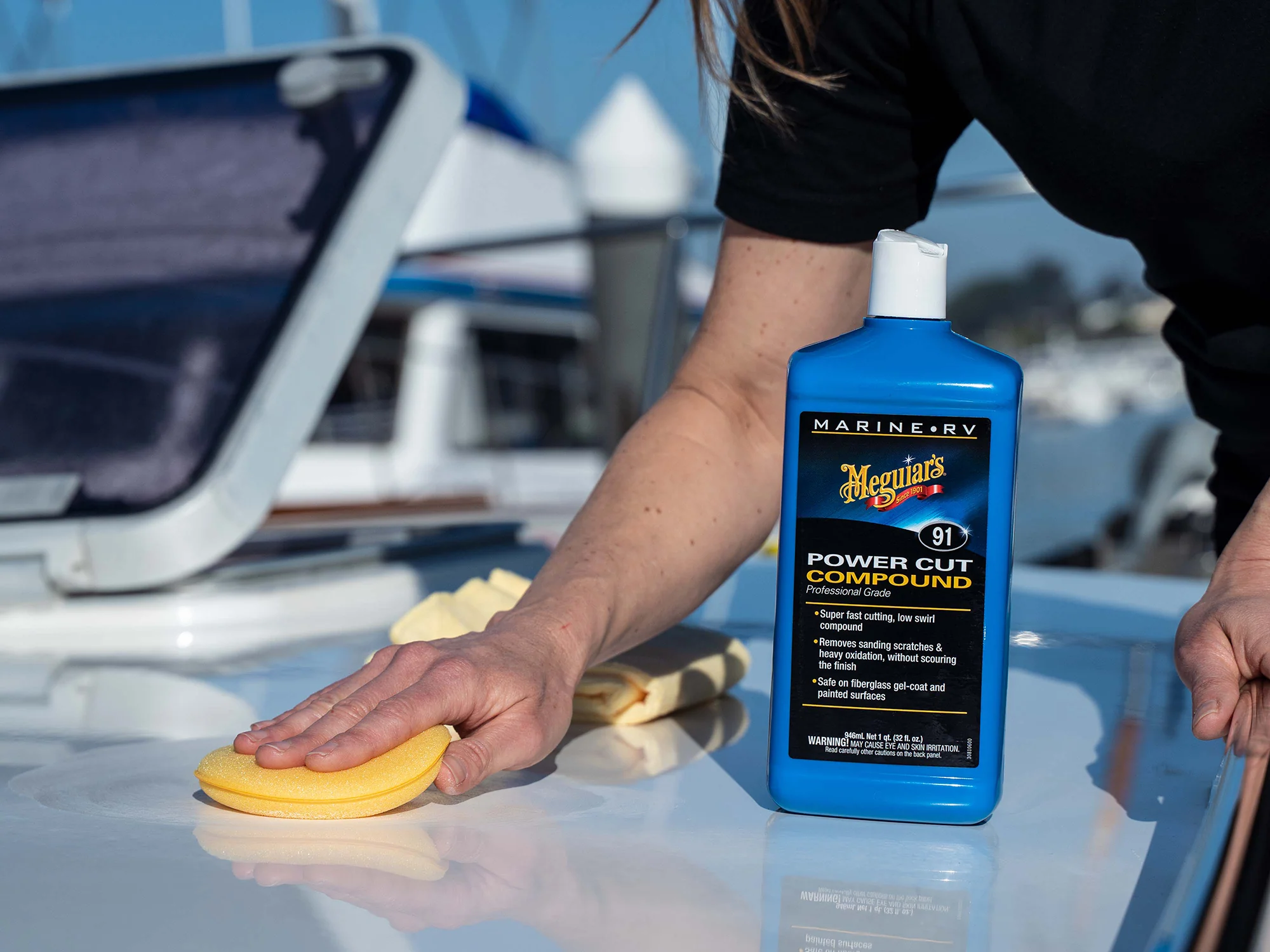 Meguiar's Marine/RV Professional Grade Power Compound, #91 - 32 oz. - Image 3
