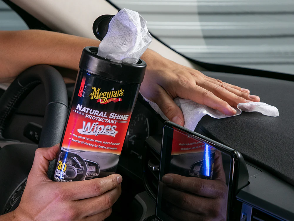 Meguiar's Natural Shine Protectant Wipes - 25 Wipes - Image 3