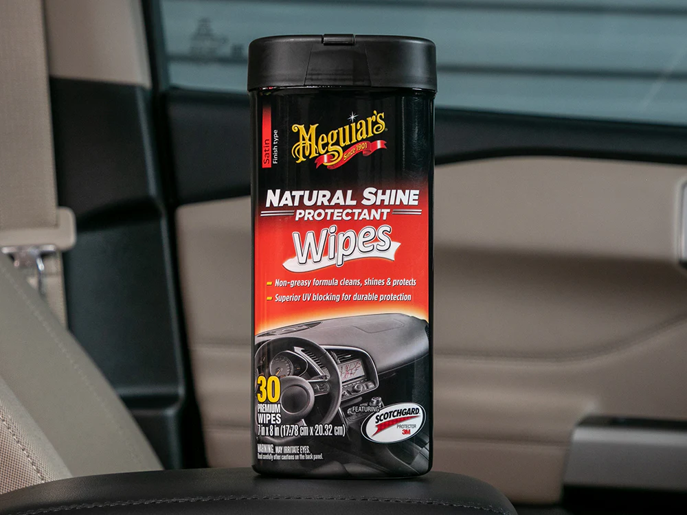 Meguiar's Natural Shine Protectant Wipes - 25 Wipes - Image 4