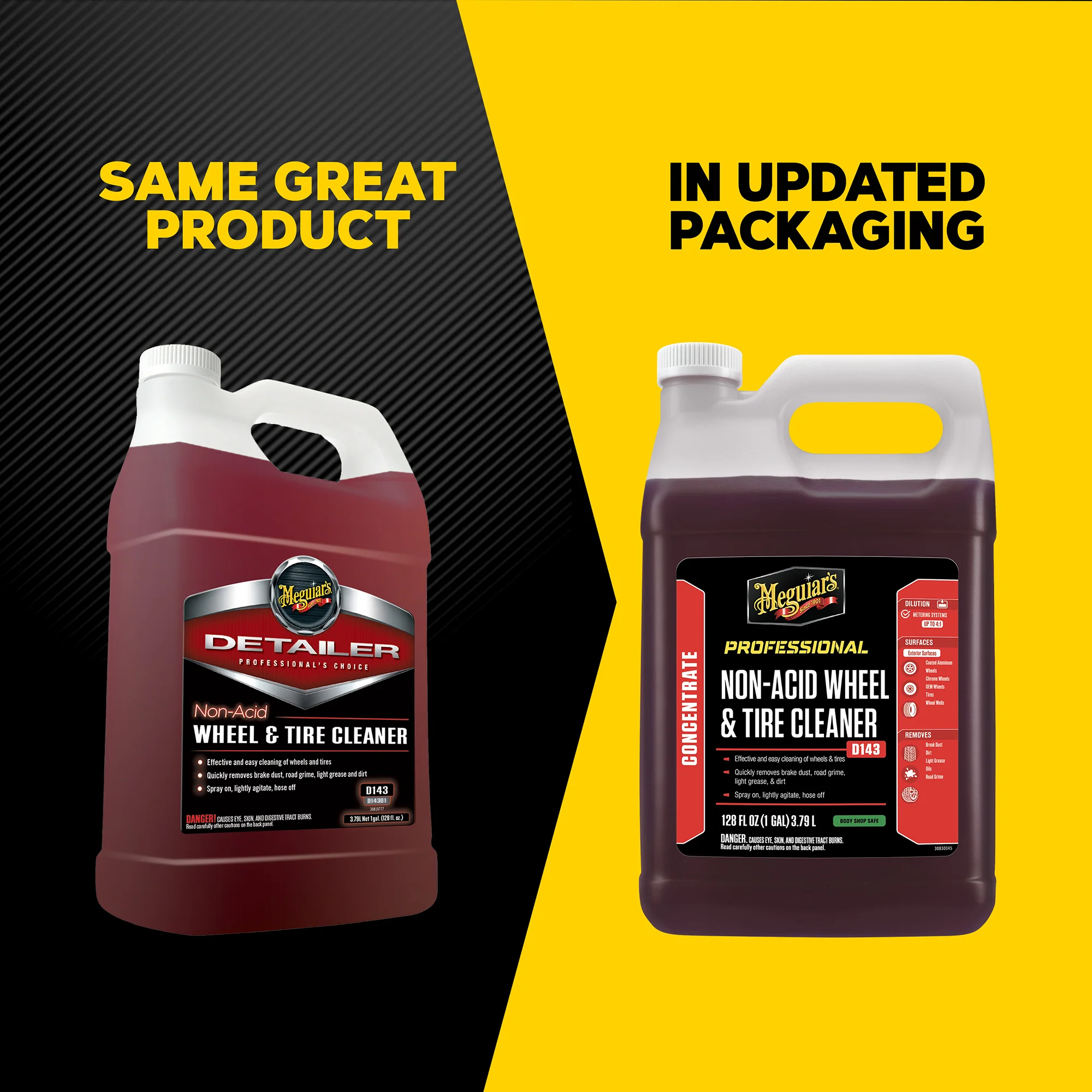 Meguiar's Non Acid Wheel & Tire Cleaner, D143 - 1 gal. - Image 3