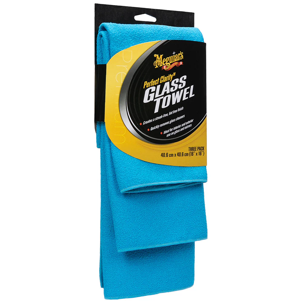 Meguiar's Perfect Clarity Glass Towel (3 pack) - Image 3