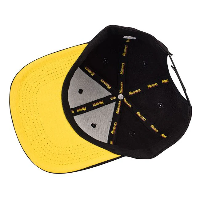 Meguiar's "M" Classic Snapback Hat (Black/Gold) - Image 4