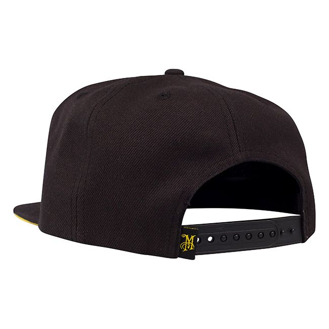 Meguiar's "M" Classic Snapback Hat (Black/Gold) - Image 5