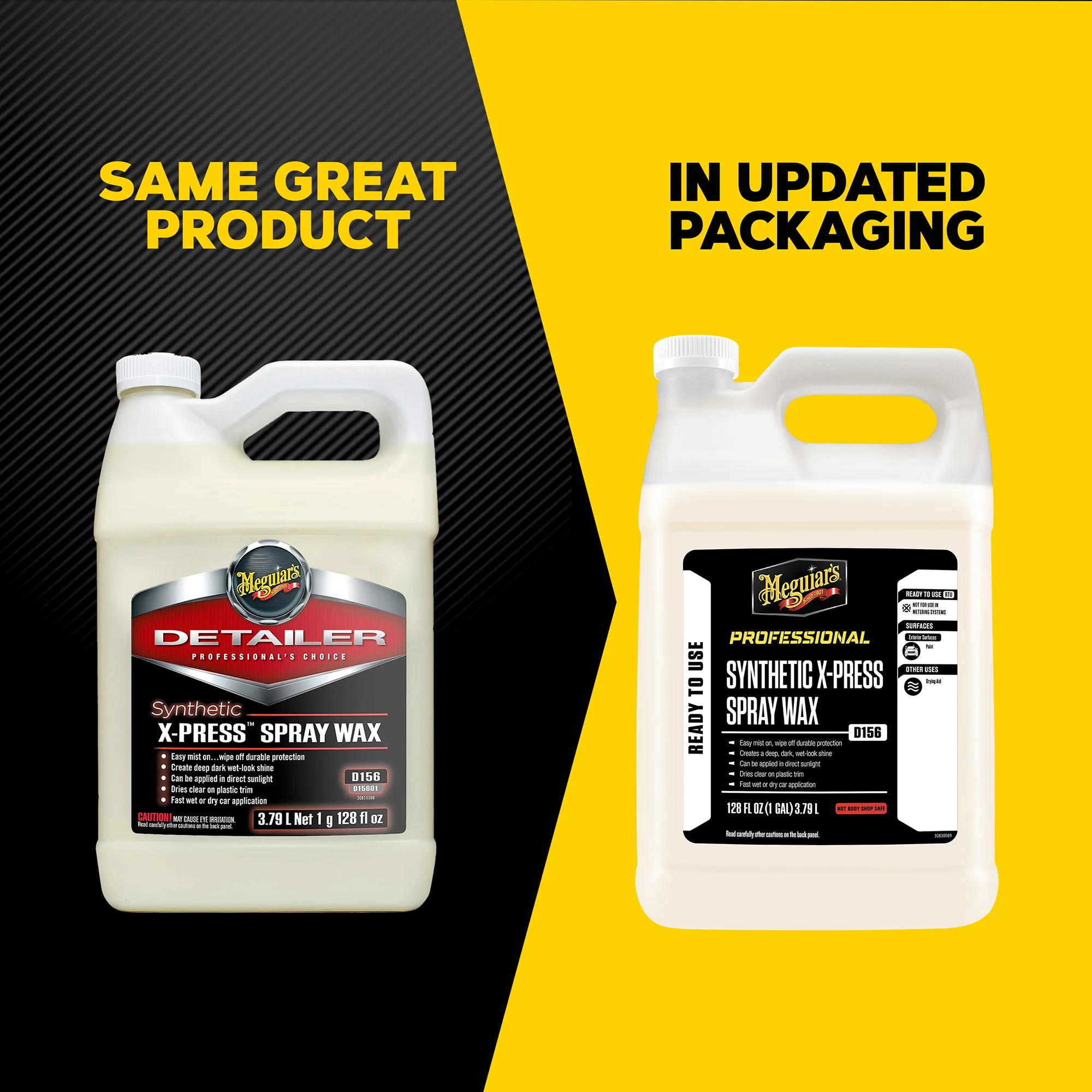 Meguiar's Synthetic X-Press Spray Wax, D156 - 1 gal. - Image 10