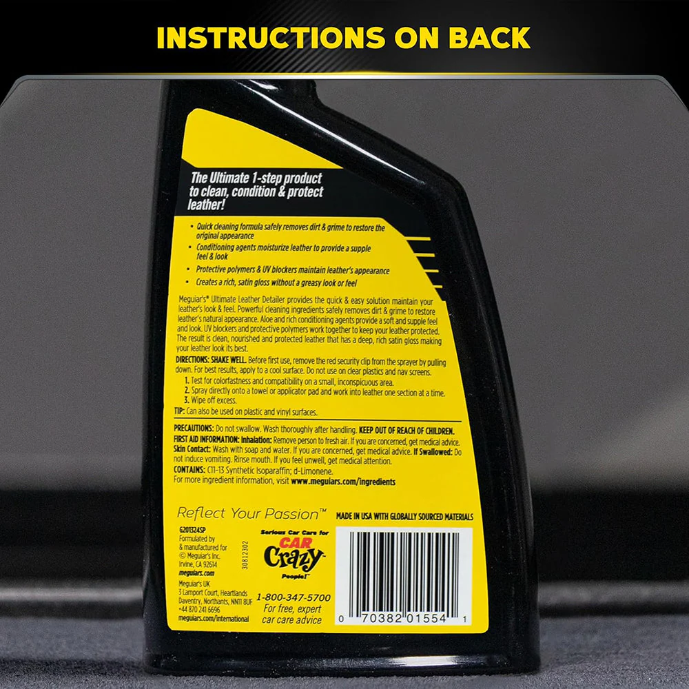 Meguiar's Ultimate Leather Detailer - 16 oz. - Image 6