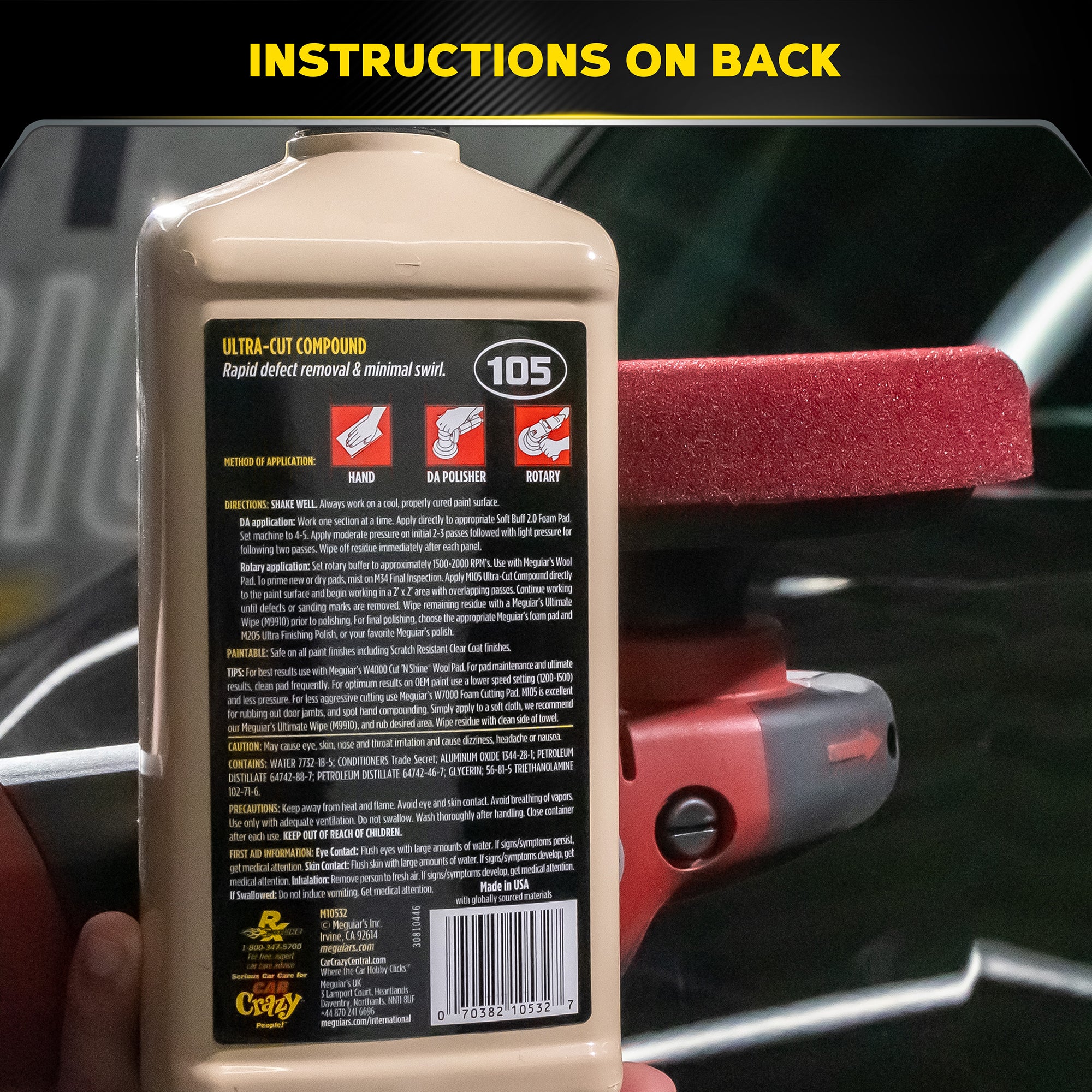Meguiar's Ultra Cut Compound, M105 - 32 oz. - Image 7