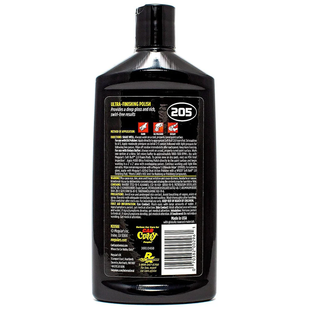 Meguiar's Ultra Finishing Polish, M205 - 8 oz. - Image 9