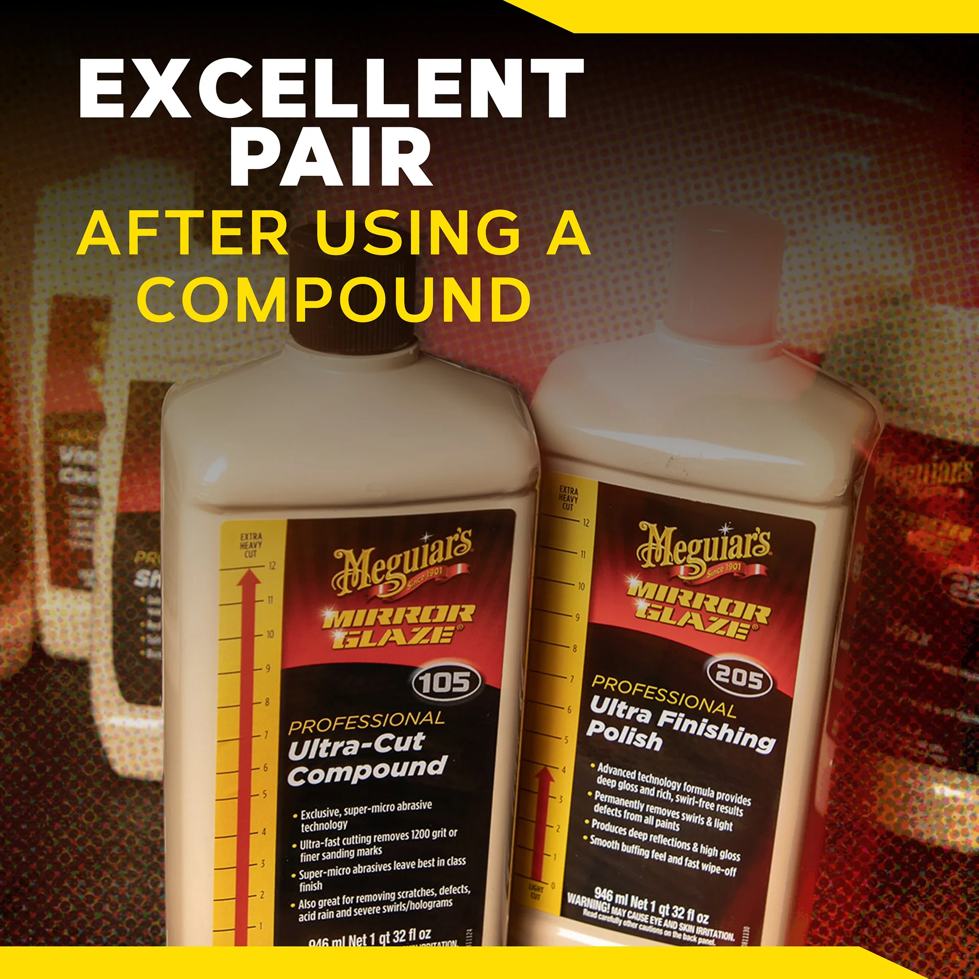 Meguiar's Ultra Finishing Polish, M205 - 32 oz. - Image 8