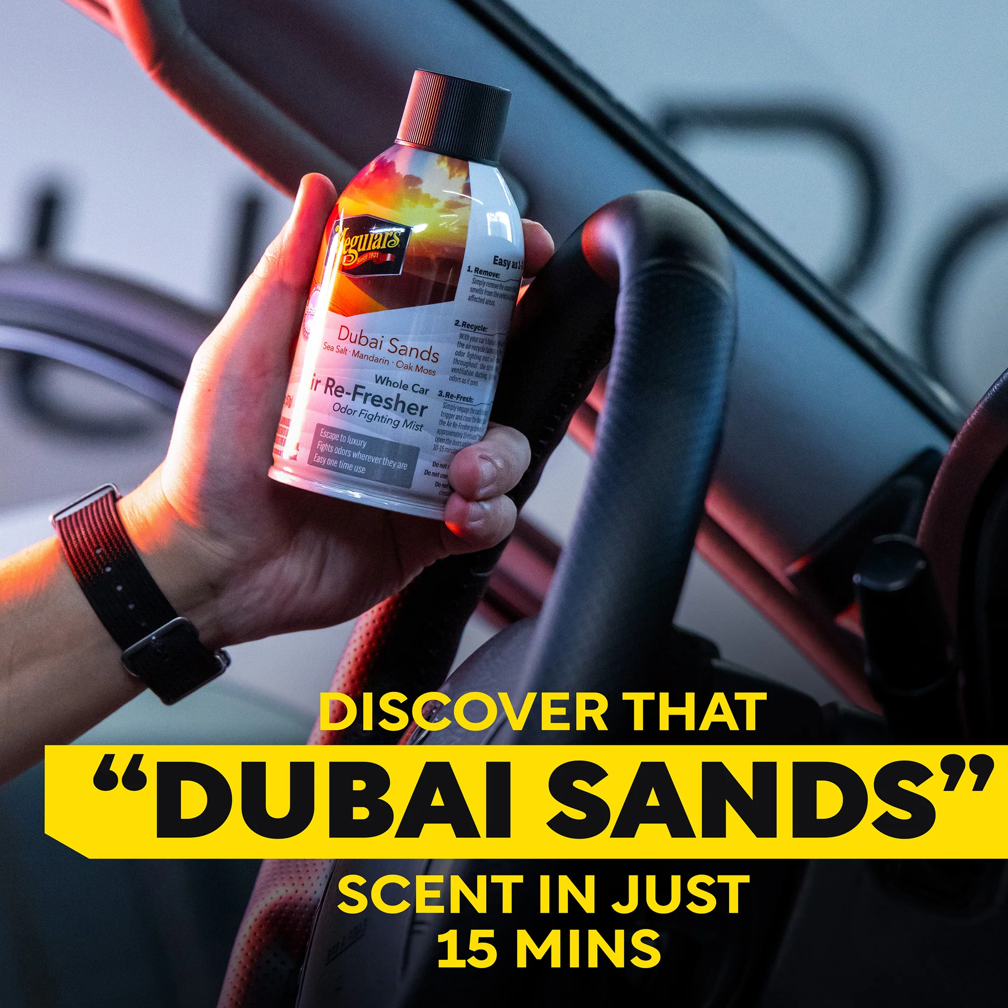 Meguiar's Whole Car Air Refresher Odor Eliminator - Dubai Sands Scent - Image 8