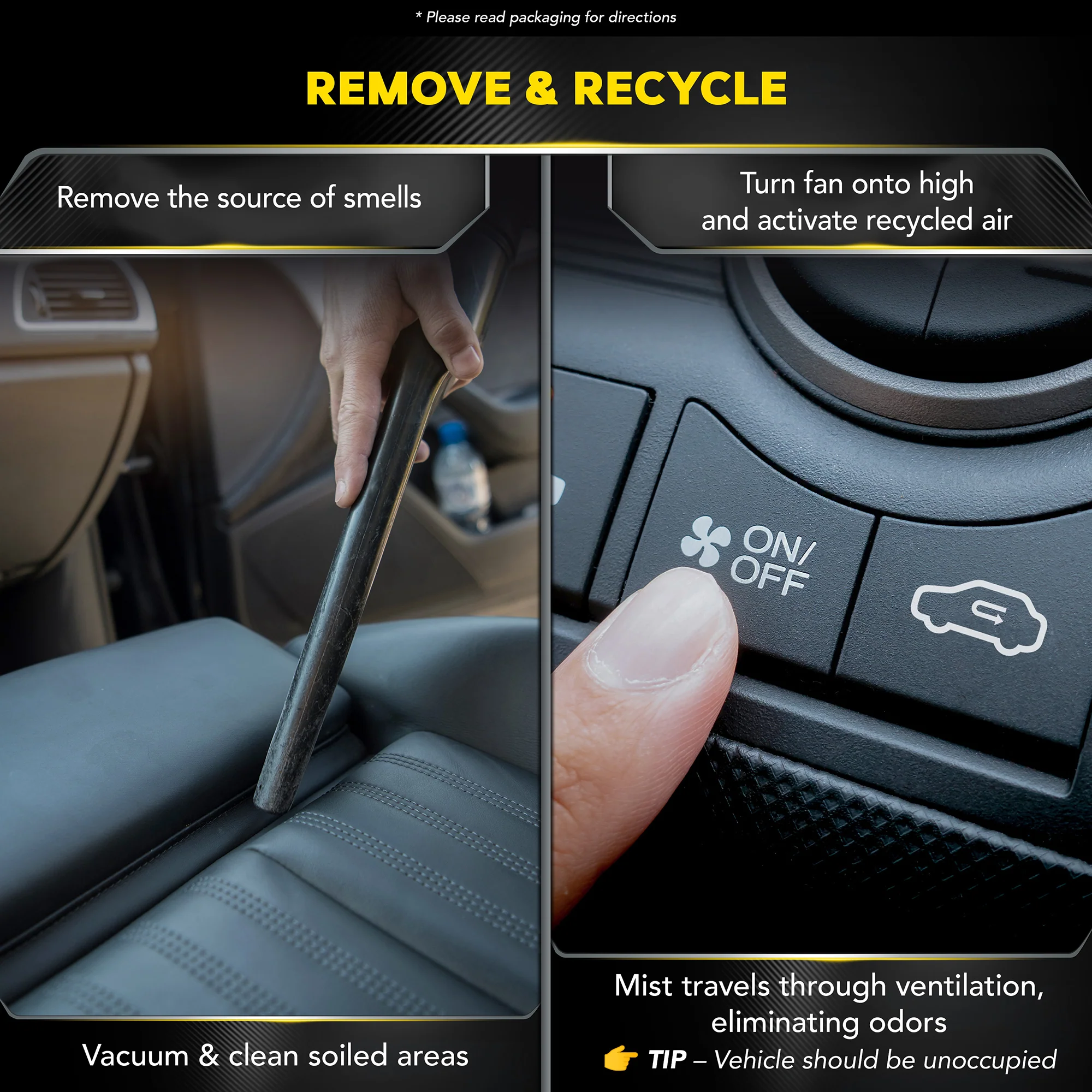 Meguiar's Whole Car Air Refresher Odor Eliminator - Black Chrome Scent - Image 4