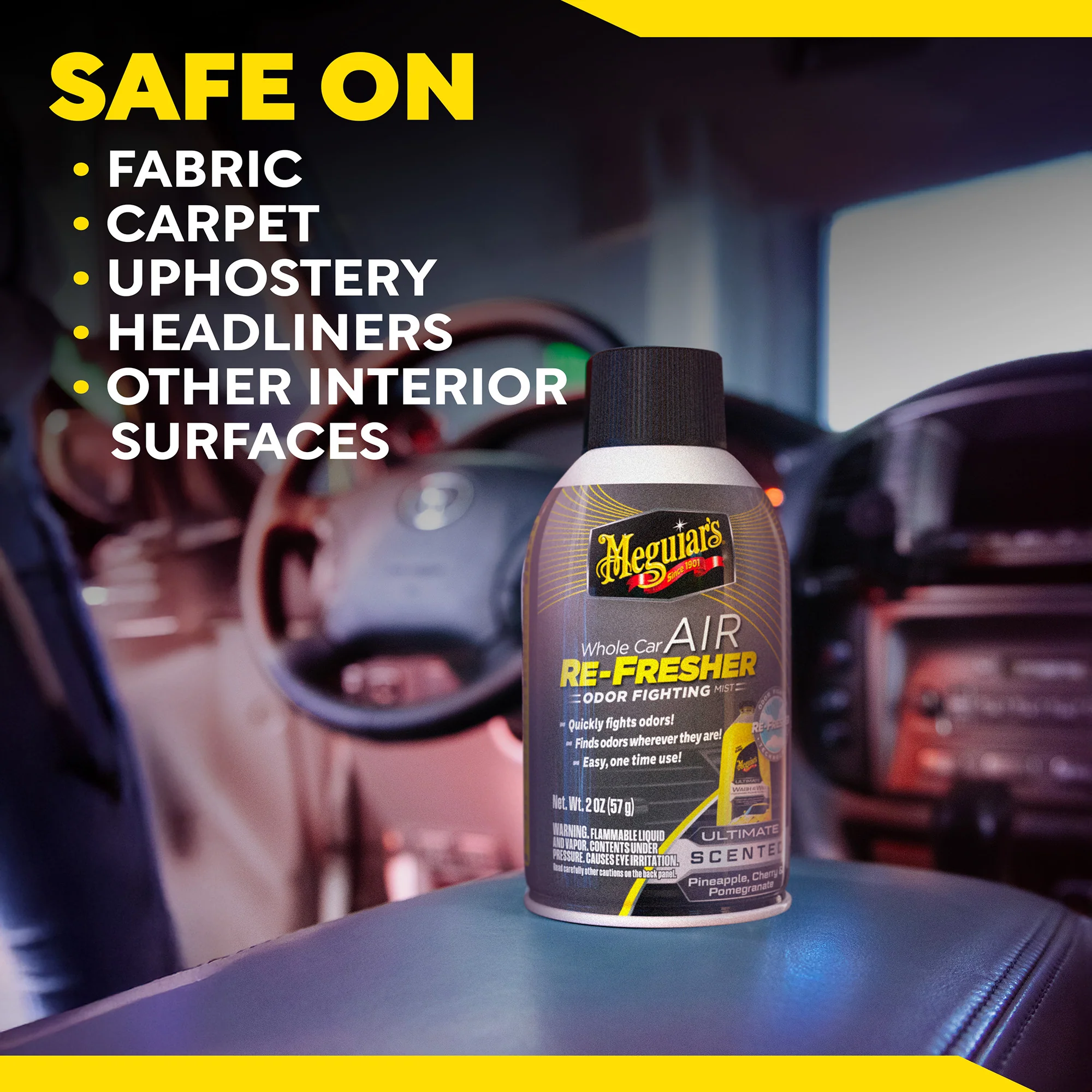 Meguiar's Whole Car Air Refresher - Ultimate Scent (Pinapple, Cherry & Pomegranate) - Image 3