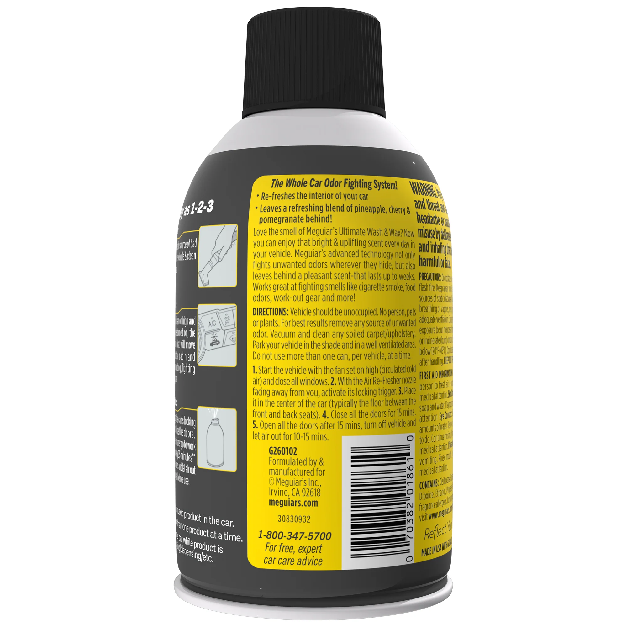 Meguiar's Whole Car Air Refresher - Ultimate Scent (Pinapple, Cherry & Pomegranate) - Image 9